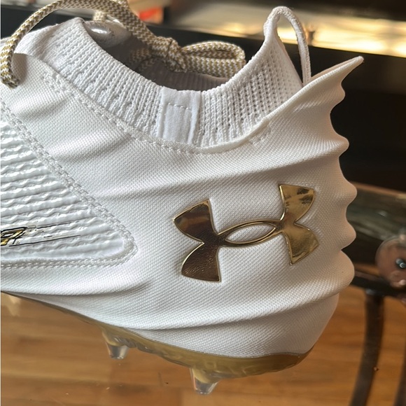 Under armour football cleats blur smoke size 14 us men’s - Picture 4 of 4